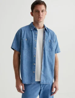 AG Jeans Shirts & Polos|Wayne Short Sleeve Shirt
